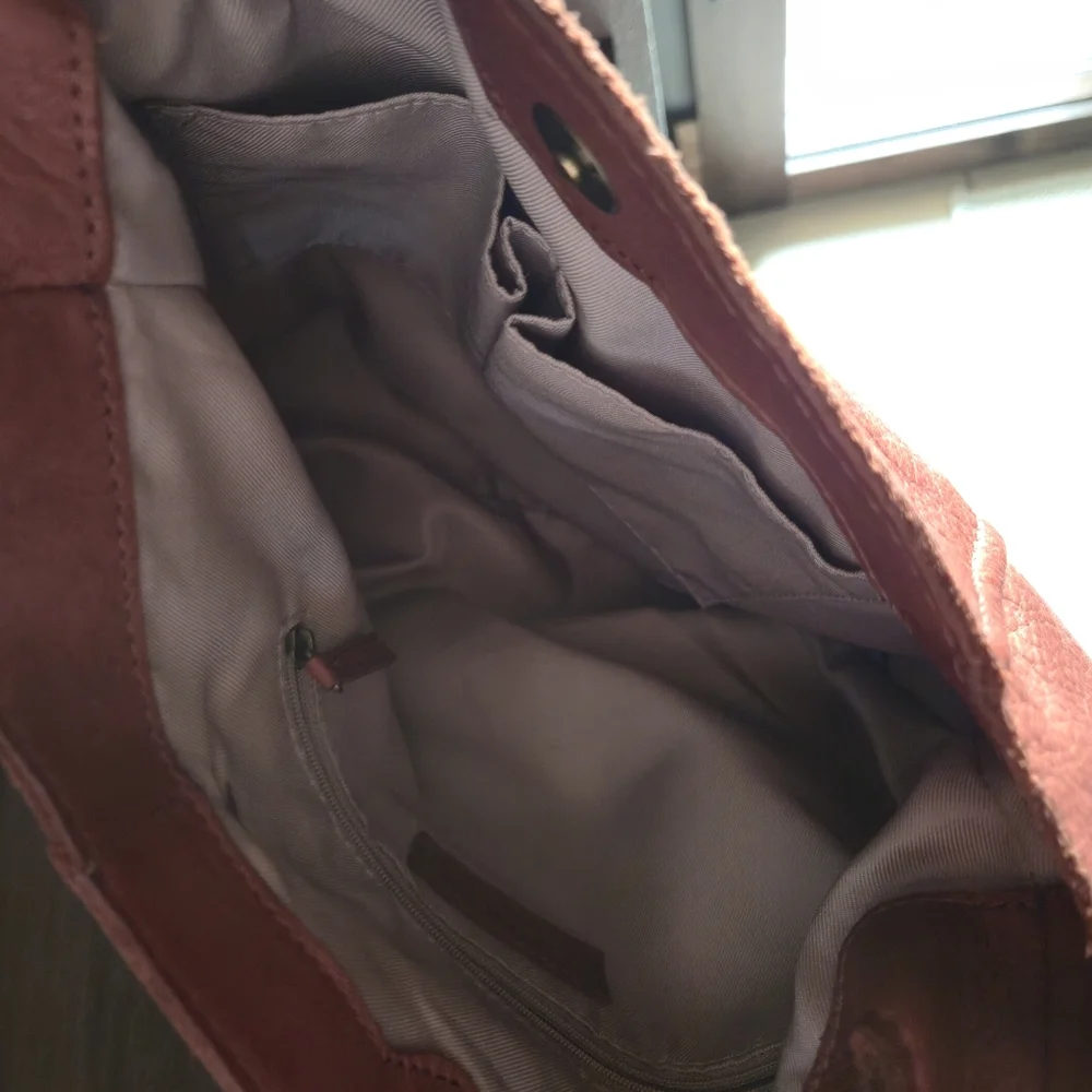 American Leather Brown Hobo Bag